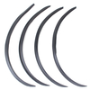 4PCS 28.7 "fibre de carbone voiture roue sourcil arche garnitures lèvres bandes de protection