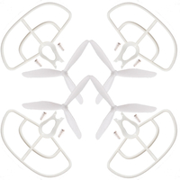 4PCS 3-blade Propeller Protector Guard Sets pour BAYANG X16 X21 Drone RC Quadricoptère Pièces de rechange