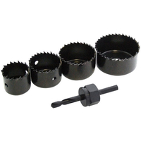 4pcs 32/38/44/54mm le trou a vu le coupeur avec mandrel woodworking le morceau de foreuse