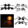 4pcs 39mm arrière moto balle LED de la lumière de clignotant pour harley davidson sportster dyna bobber