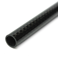 4pcs 3k 8mm x 10mm x 500mm rouleau bôme carbone enveloppé de tube de fibre pour multicopter