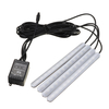 4Pcs 5050SMD 12LED Voiture Intérieur RVB Bande Décoration Lumières Colorful Barre Datmosphère Bandes Lampes 5V Supp