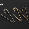 4pcs 50mm épingles de sûreté tissu daiguille décharpe pour lartisanat de couture