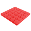 4pcs 50x50x5cm tuile dabsorption saine de panneau de cale de mousse acoustique