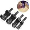 4pcs 6mm / 10mm / 13mm / 16mm bouchon bois tenon coupe bouchon de bois coupe-trou de forage