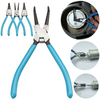 4Pcs 7 pouces Clips de retenue externes internes Anneau élastique Pince à circlips portable