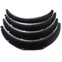 4Pcs 70mm ailes de roue de voiture flexibles universelles évasements corps de roue extra large Arches