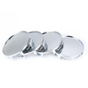 4pcs 75mm / 69mm ruban de voiture de moyeu de moyeu de roue automatique de voiture de ruban pour le benz SLK une classe