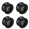 4Pcs 8mm U Roulement À Billes 0840UU Guide Poulie Scellé Rail Roulement À Billes 8 * 40 * 20.7mm