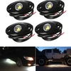 4pcs 9W LED Rock Light châssis feux lampe de pont de navire pour JEEP Off Road SUV bateau camion de voiture