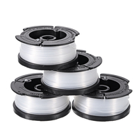 4Pcs AF100 Trimmer Line 30ft Remplacement String Trimmer Spool Cap Cover Spring For Black and Decker String Trimmers
