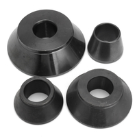 4Pcs Balancer Adapter Cones Wheel Balancer Ensemble de cône conique standard Taille de l