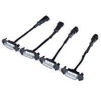 4pcs blanc LED lumières de gril avec indicateur de grille de fil pour Toyota Tacoma TRD 2016-2019