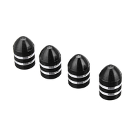 4pcs bouchons de tige de valve de roue de pneu de voiture de moto couvercle de port de style de balle