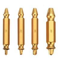 4Pcs Boutons de Forage à Boulon à Vis à Double Faces Endommagés Boutons à Percer à l
