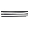 4pcs Car Weatherstrip Window Moulding Trim Door Seal Seal Belt Pour Honda Civic 16-19