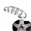 4pcs de robinet de roue en aluminium anneaux réducteur hub centric de écarteur pour sièges vw mercedes audi