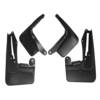 4pcs garde boue bavettes garde-boue avant et arrière noirs pour BMW série 5 G30 2017-2018