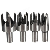 4pcs griffe fiche de boiseries prise de coupe de trou de forage bois de coupe