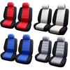 4PCS Housse de siège avant universelle Housse de siège de voiture Protecteurs de coussin Lavable