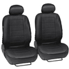 4pcs housses de siège avant de voiture protecteur en cuir PU anti-poussière étanche universel