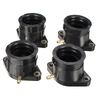 4pcs interface carburateur de moto adaptateur de tuyau en caoutchouc gomme collecteur pour Yamaha XJR400