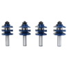 4PCS Jigsaw Tenon Knife Set Porte Panneau Couteau Bois Fraisage Cutter Tungstène Acier Alliage Outils De Travail Du Bois