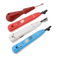4pcs Krone réseau outil de poinçon à impact réglable vers le bas pour pilier blocs boucle ligne