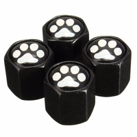 4pcs la tige de valve de pneu de roue automobile de dessin d