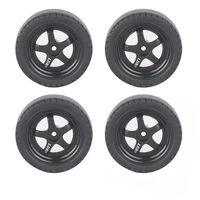 4PCS LDRC 1801 1802 1803 A86 A86P 1/18 RC Car Drift Tires Wheels Rims Vehicles Models Spare Parts LA0034 LA0046