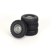 4PCS LDRC P06 1201 WPL C34 C44 MN D90 D99 1/12 1/16 RC Car Upgraded Soft Vacuum Tires Wheels Vehicles Models Spare Parts