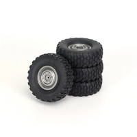 4PCS LDRC P06 1201 WPL C34 C44 MN D90 D99 1/12 1/16 RC Car Upgraded Soft Vacuum Tires Wheels Vehicles Models Spare Parts