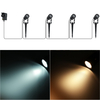 4pcs LED lumière de pelouse chemin de jardin extérieur projecteurs lampe de paysage étanche