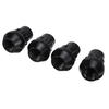 4Pcs M12 x 1.5 Serrures de roue Écrous de Verrouillage Siège Conique Inc Clé Pour Ford Focus Fiest
