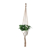 4pcs macramé corde plante cintre panier pot de fleur support suspendu Garde