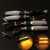 4pcs moto LED clignotant voyant ambre