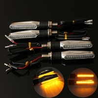 4pcs moto LED clignotant voyant ambre