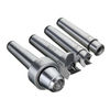 4pcs MT2 Tour à bois Live Center Set MT2 Tonnelle pour outil de tournage en bois avec caisse en bois