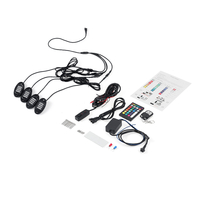 4pcs multicolores RVB LED Rock Light sous la télécommande de bateau de camion tout terrain de corps
