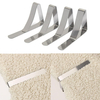 4pcs nappe en acier inoxydable clips table couverture titulaire mariage pique-nique pince