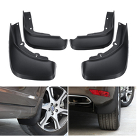 4pcs noir voiture avant arrière garde-boue garde-boue garde-boue garde-boue fixé pour Volvo XC60 2014-2017