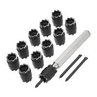 4pcs ou 13pcs 3/8 pouce Foret de soudage par points Séparer Remover Rotation Double Face Soudage Par Coupeur Set