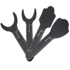 4PCS outils dentaires image orale Contraster Jaw photographique fond noir conseil