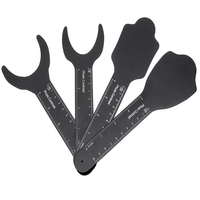 4PCS outils dentaires image orale Contraster Jaw photographique fond noir conseil
