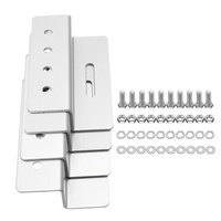 4pcs panneau solaire montage Z supports en aluminium en alliage doutils kit pour camping-cars et yachts