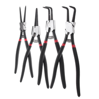 4pcs pince à circlips portable circlip ensemble outil de garage atelier interne