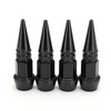 4pcs pneu anti-poussière tige de roue valve bouchons aluminium voiture Auto vélo forme de pointe