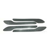 4pcs poignée de porte en fibre de carbone autocollant couverture garniture Wrap pour le mode Tesla 3 2017-2019