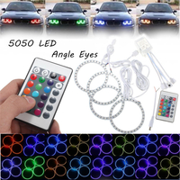 4pcs rgb 100mm multicolore 5050 éclair LED SMD 12v yeux d