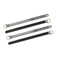 4pcs RJXHOBBY 150-400mm 3M fibre Batterie sangles boucle en métal pour lipo Batterie